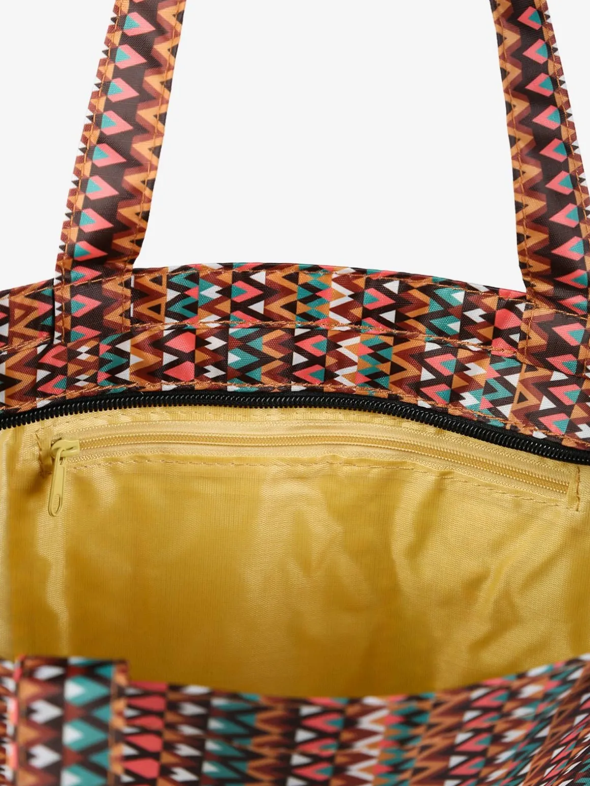Hernan Borsa shopper della spesa con stampe - cuoio