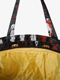 Hernan Borsa shopper della spesa con stampe - nero