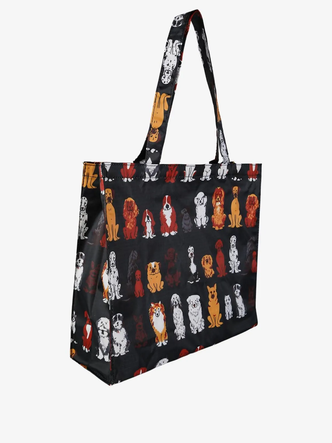 Hernan Borsa shopper della spesa con stampe - nero