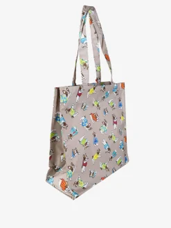 Hernan Borsa shopper della spesa con stampe - taupe