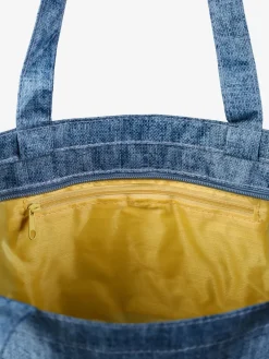 Hernan Borsa shopper della spesa con stampe - blu