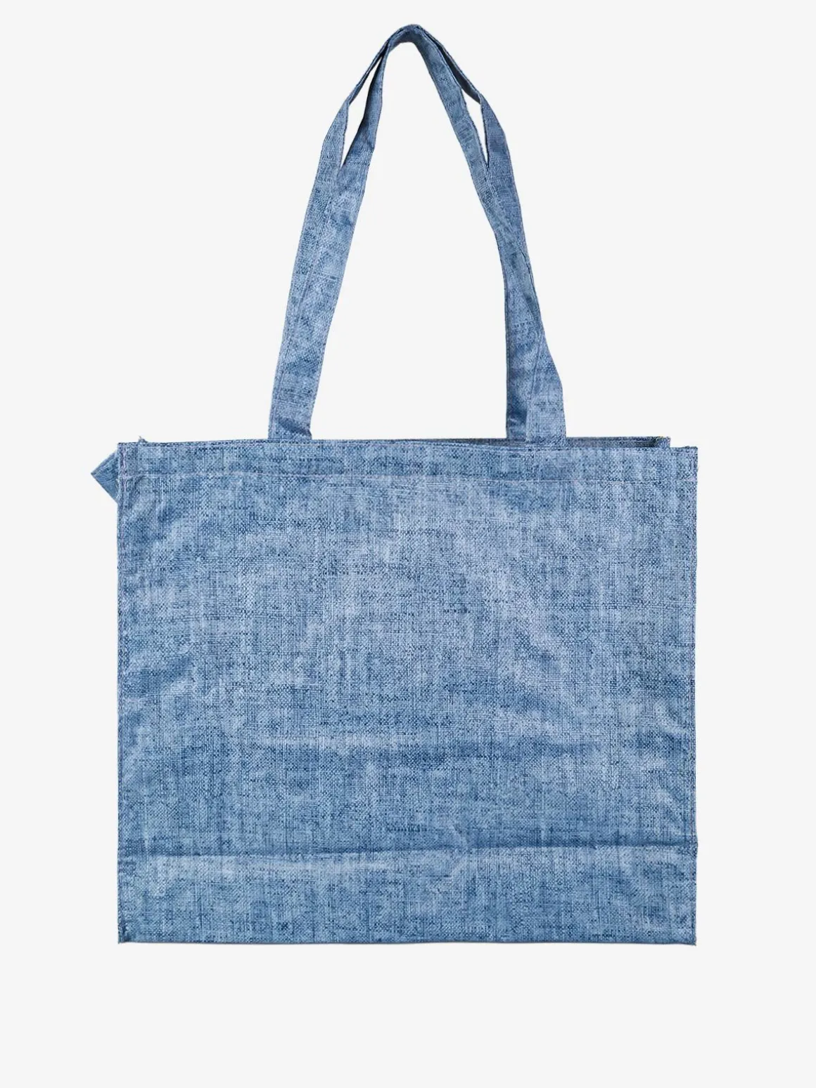 Hernan Borsa shopper della spesa con stampe - blu