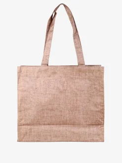 Hernan Borsa shopper della spesa con stampe - cammello