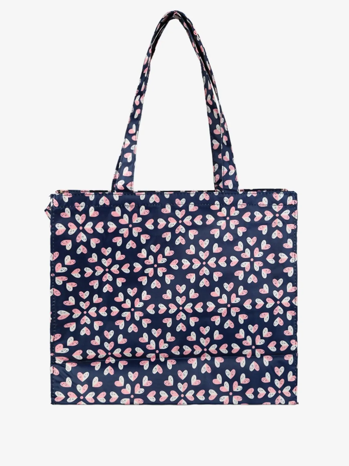 Hernan Borsa shopper della spesa con stampe - blu scuro