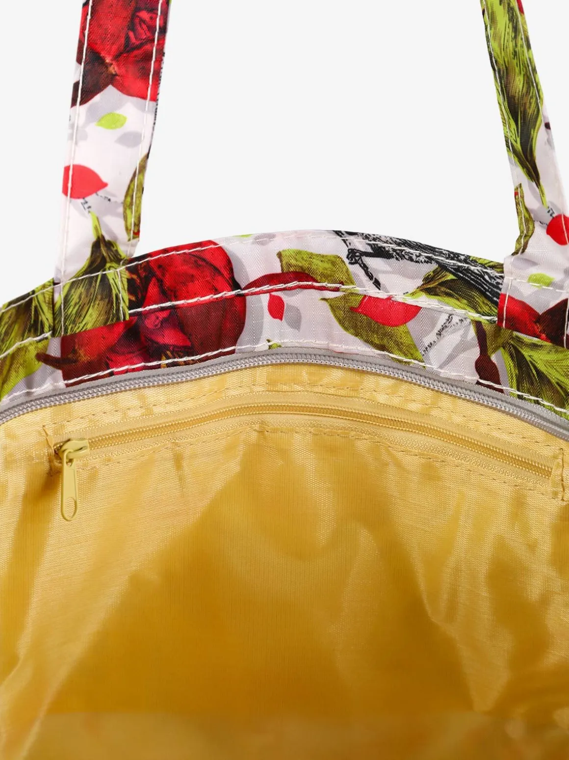 Hernan Borsa shopper della spesa con stampe - rosso