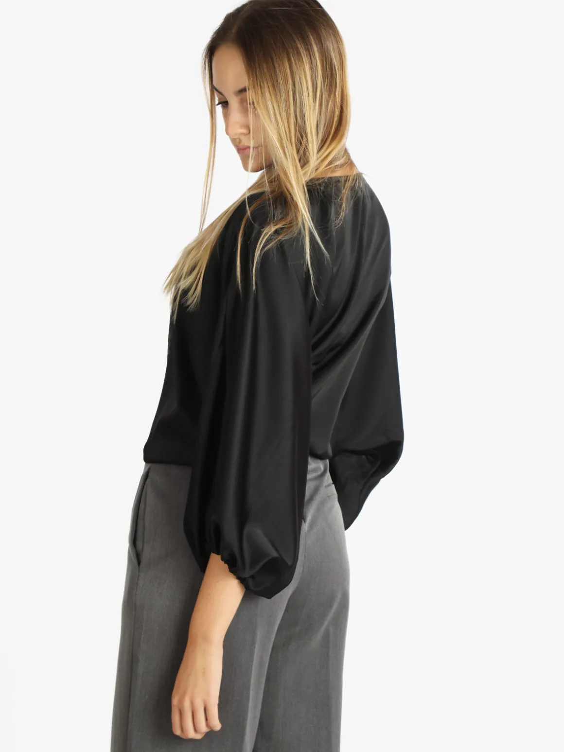 H & G Maxi blusa da donna con maniche ampie