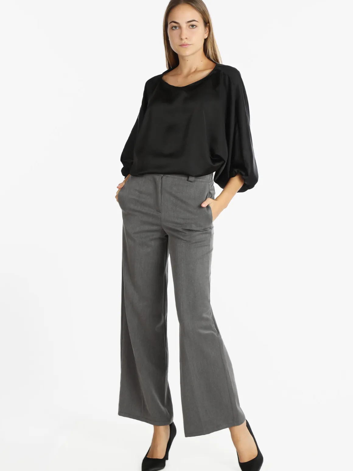 H & G Maxi blusa da donna con maniche ampie