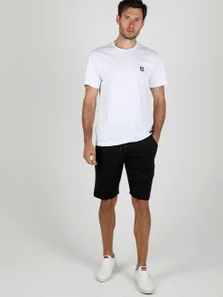 Hollywood Bermuda uomo in felpa con patch gommata