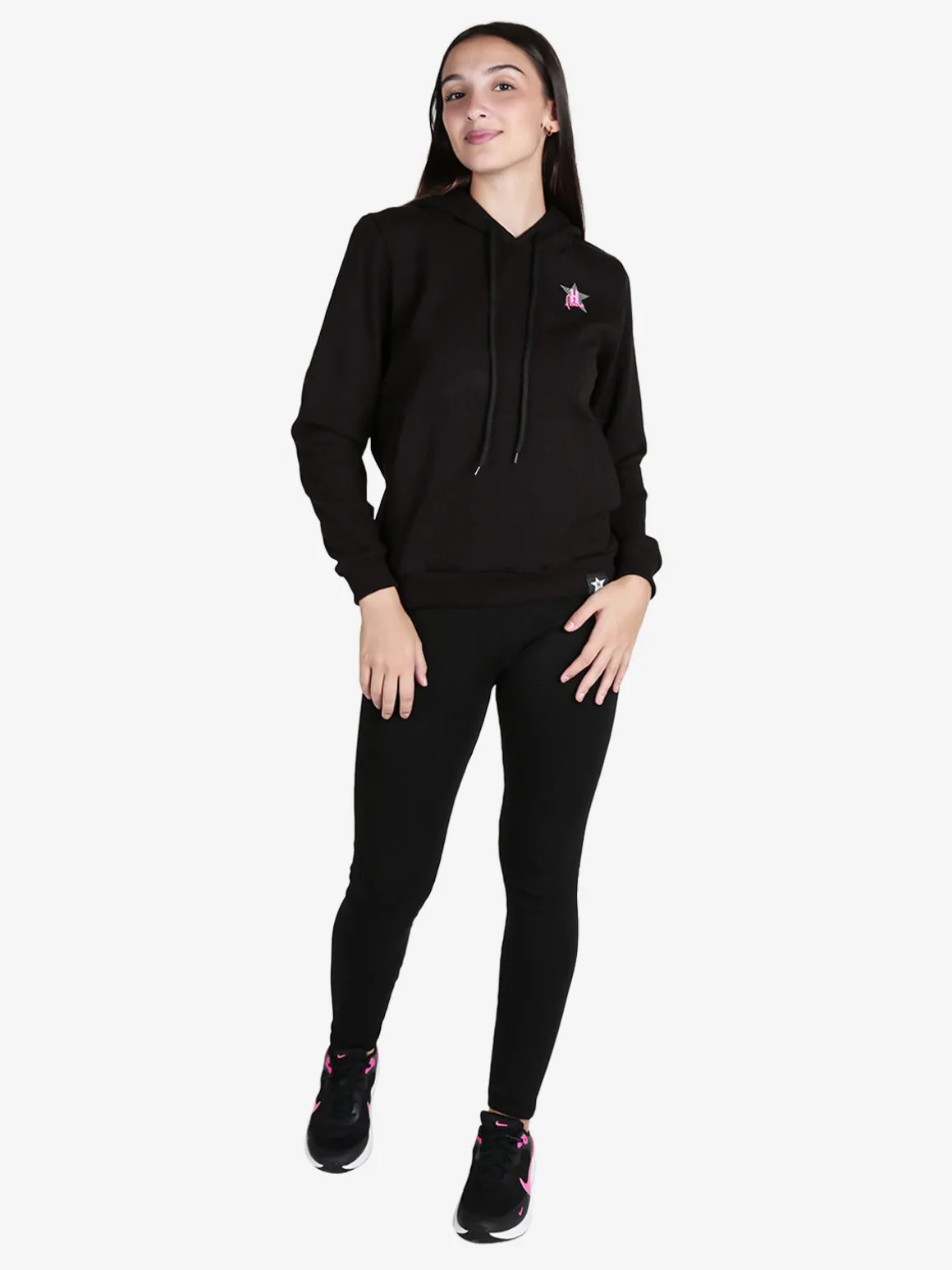 Hollywood Milano Felpa donna sportiva con cappuccio