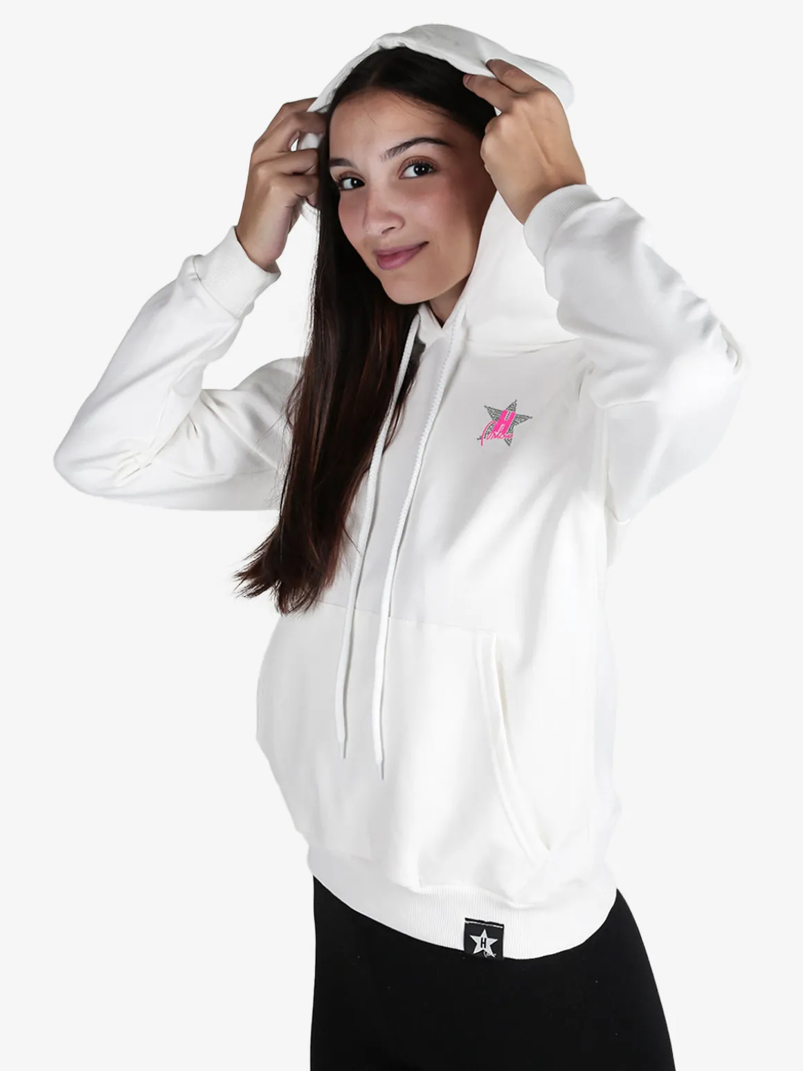 Hollywood Milano Felpa donna sportiva con cappuccio