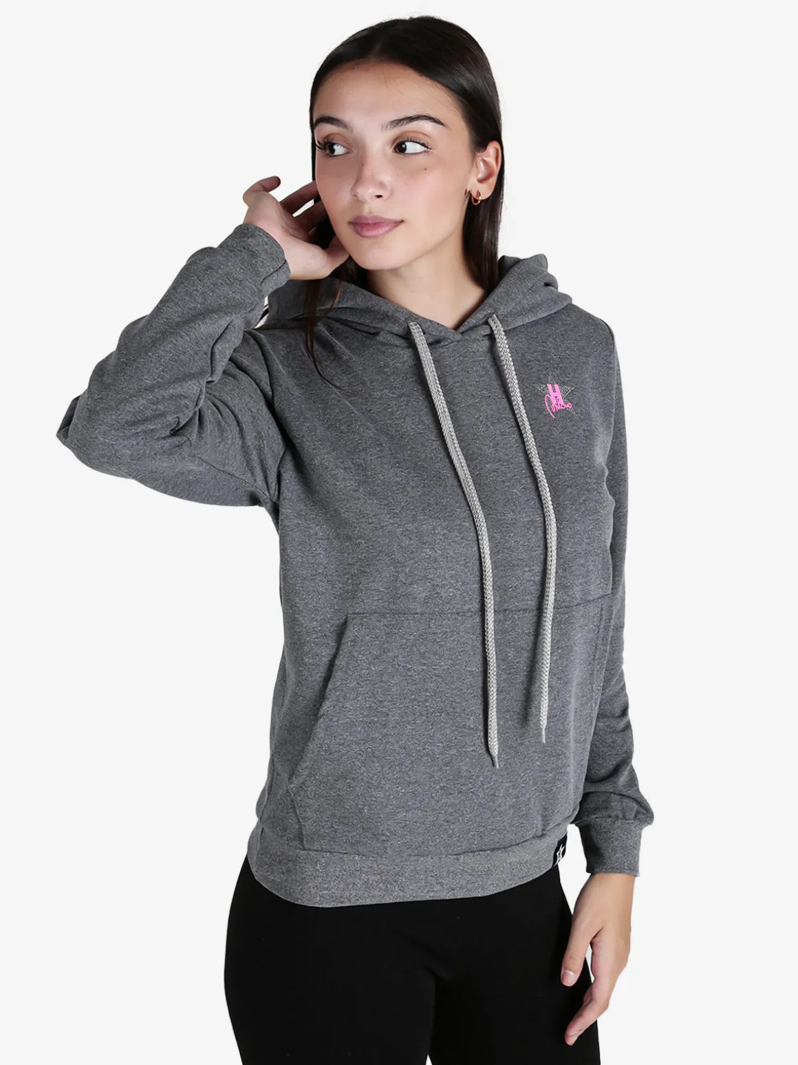Hollywood Milano Felpa donna sportiva con cappuccio