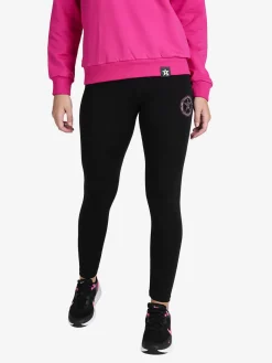 Hollywood Milano Leggings sportivo da donna con strass