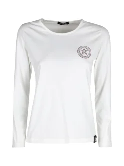 Hollywood Milano T-shirt donna sportiva a maniche lunghe