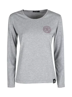 Hollywood Milano T-shirt donna sportiva a maniche lunghe