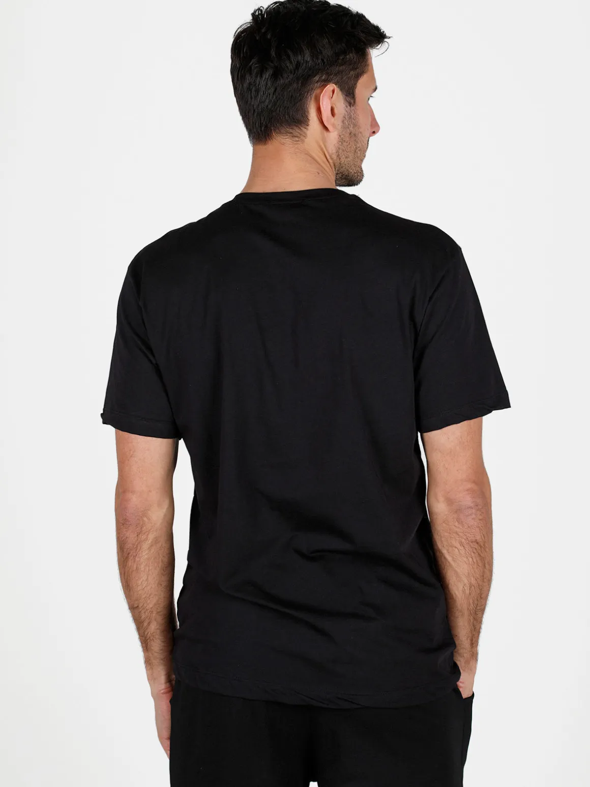 Hollywood T-shirt girocollo da uomo in cotone