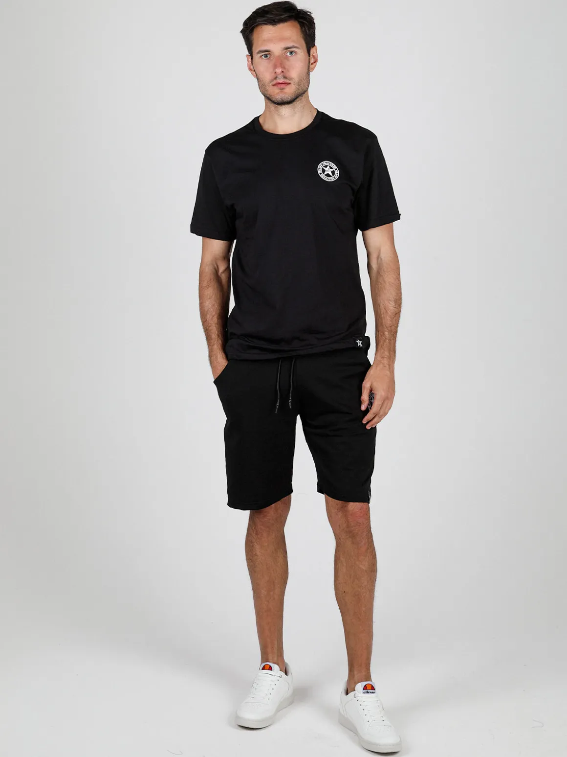 Hollywood T-shirt girocollo da uomo in cotone