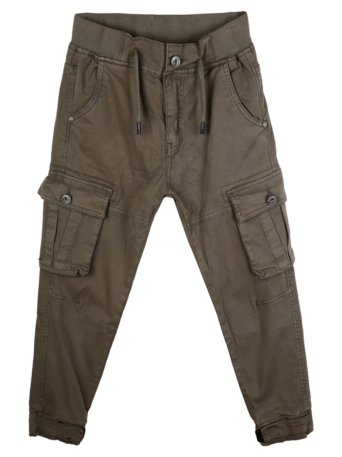 Hollywork Pantaloni cargo da bambino con tasconi: