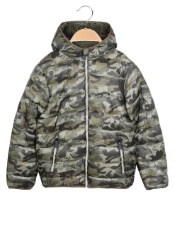Hollywork Piumino da bambino con cappuccio