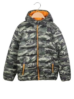 Hollywork Piumino da bambino con cappuccio