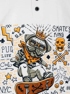 Hooky Pigiama bulldog lungo in cotone