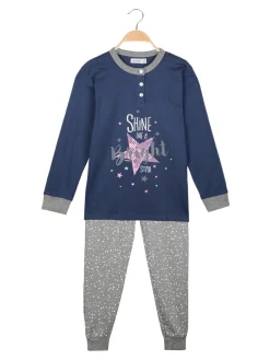 Hooky Pigiama lungo bambina con stampa disegno