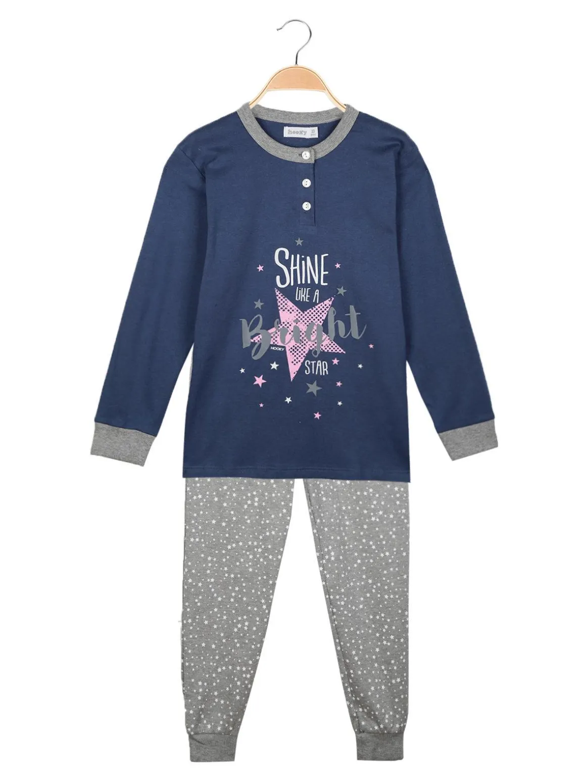 Hooky Pigiama lungo bambina con stampa disegno