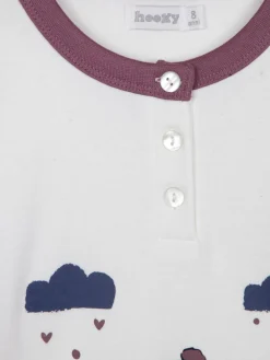 Hooky Pigiama lungo bambina con bottoni