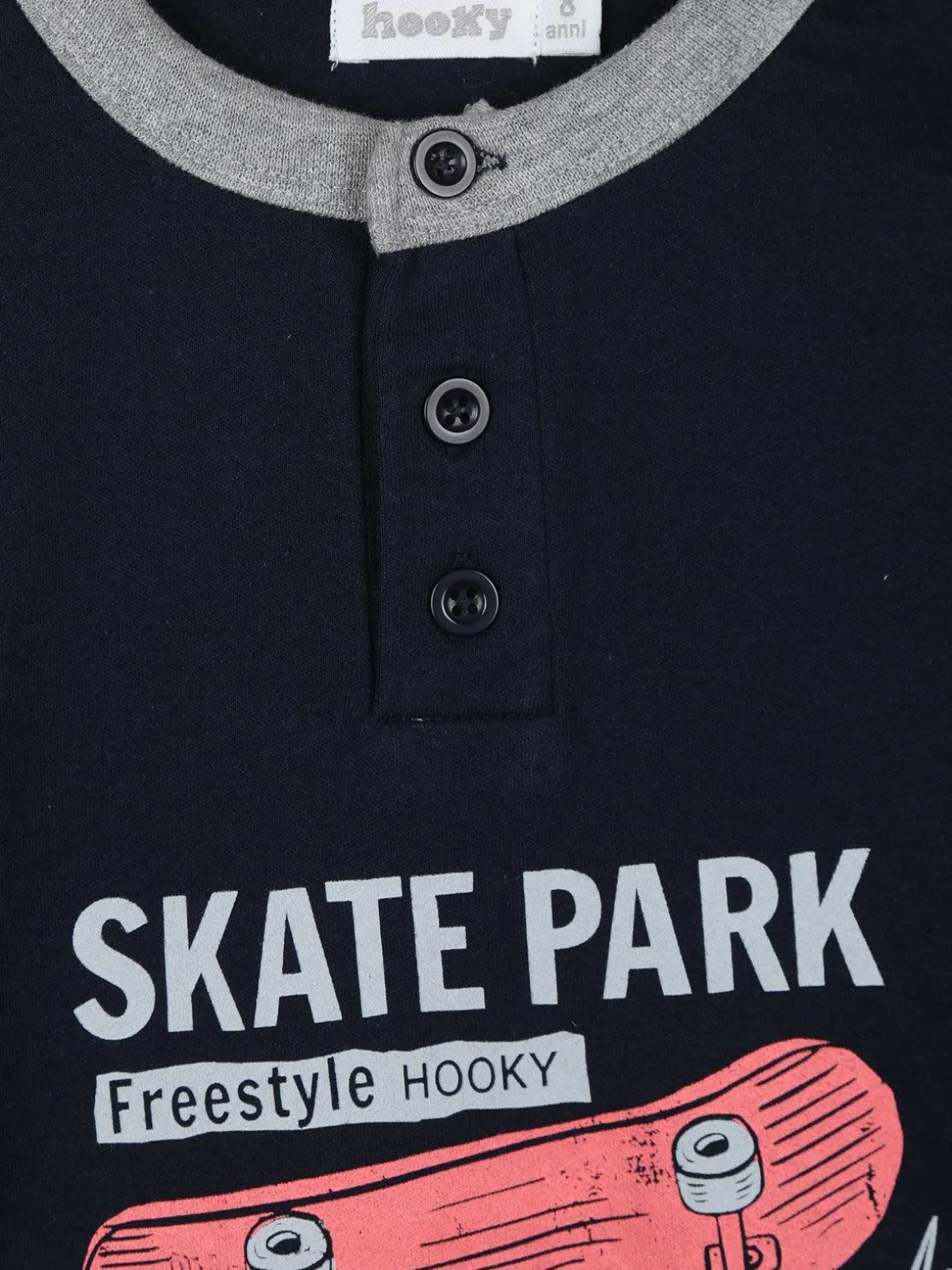 Hooky Pigiama lungo bambino in cotone