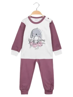 Hooky Pigiama lungo per neonata con bottoncini