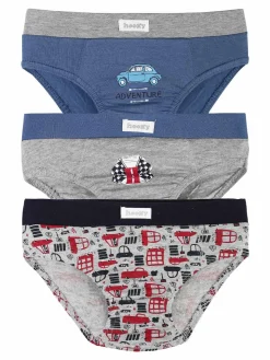 Hooky Slip bimbo con stampe e confezione 3 pezzi