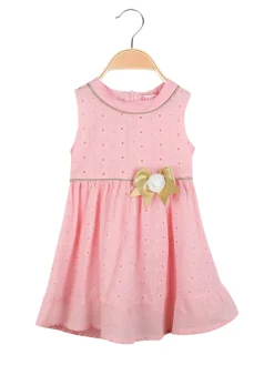 Hope Star Abito smanicato in cotone da neonata