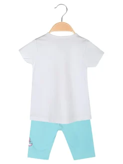 Hope Star Completo corto da neonata con t-shirt e leggings unicorno