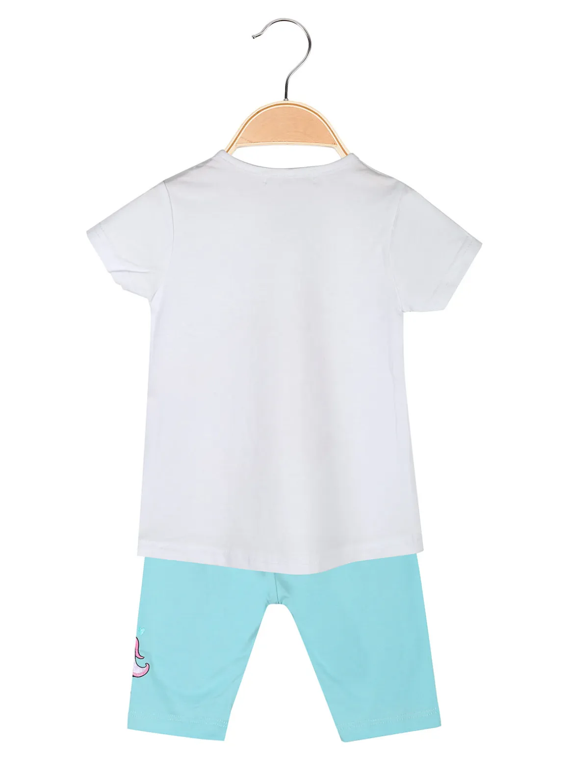 Hope Star Completo corto da neonata con t-shirt e leggings unicorno
