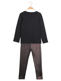 Hope Star Completo da bambina 2 pezzi con leggings felpato