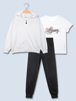 Hope Star Completo da ragazza 3 pezzi con strass