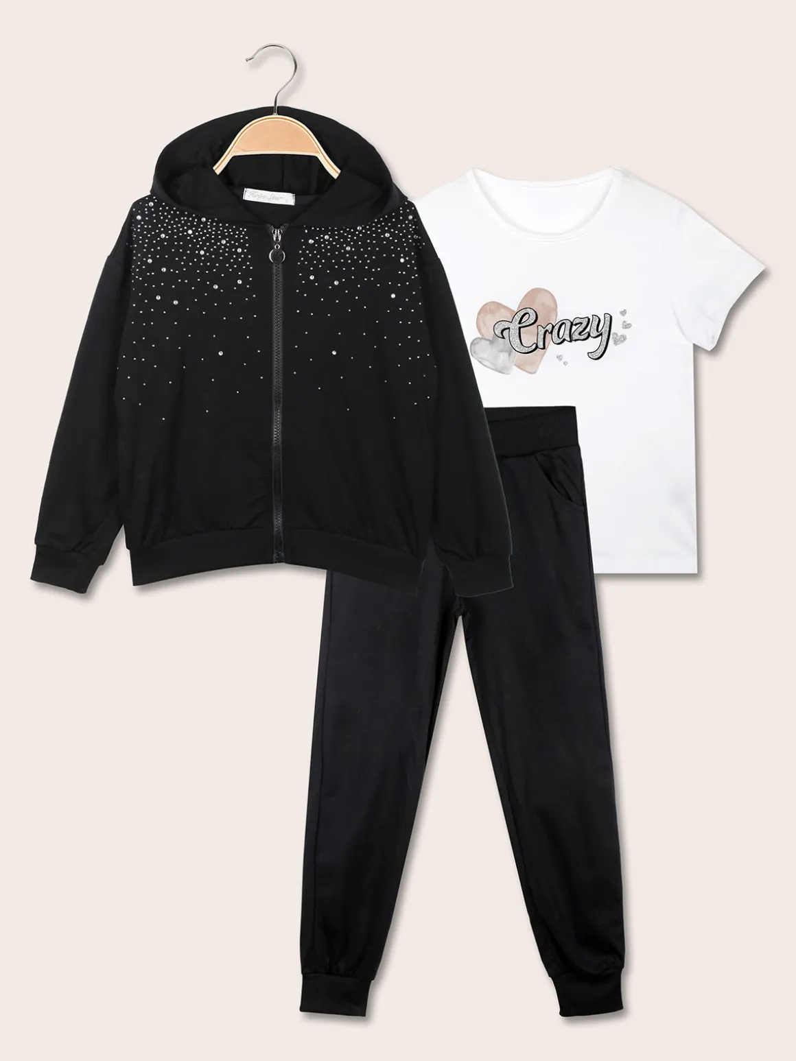 Hope Star Completo da ragazza 3 pezzi con strass