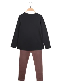 Hope Star Completo 2 pezzi da bambina con leggings pesanti