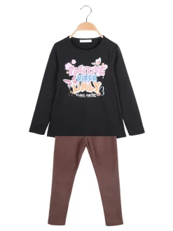 Hope Star Completo 2 pezzi da bambina con leggings pesanti