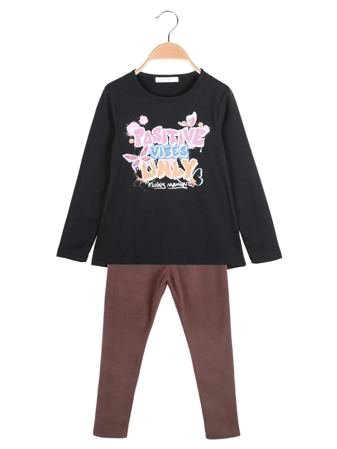 Hope Star Completo 2 pezzi da bambina con leggings pesanti