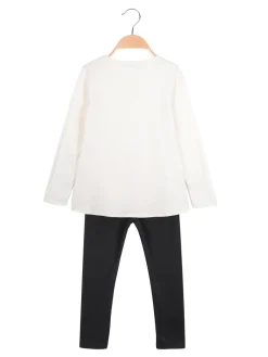 Hope Star Completo 2 pezzi da bambina con leggings pesanti