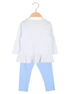 Hope Star Completo 2 pezzi da neonata con maglietta e leggings - azzurro
