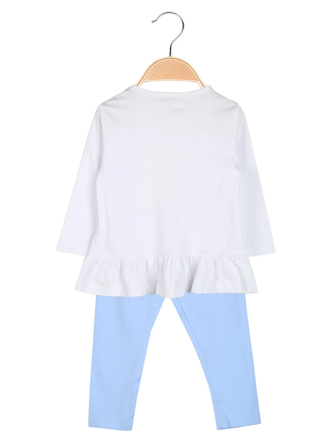 Hope Star Completo 2 pezzi da neonata con maglietta e leggings - azzurro