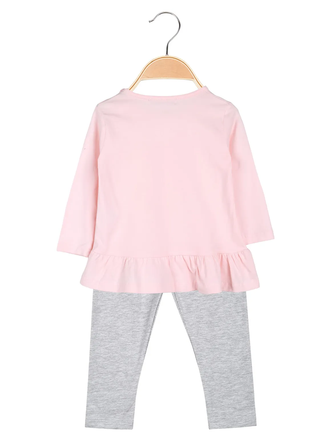 Hope Star Completo 2 pezzi da neonata con maglietta e leggings - grigio