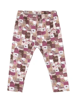 Hope Star Completo 2 pezzi da neonata con stampa gatti - bianco