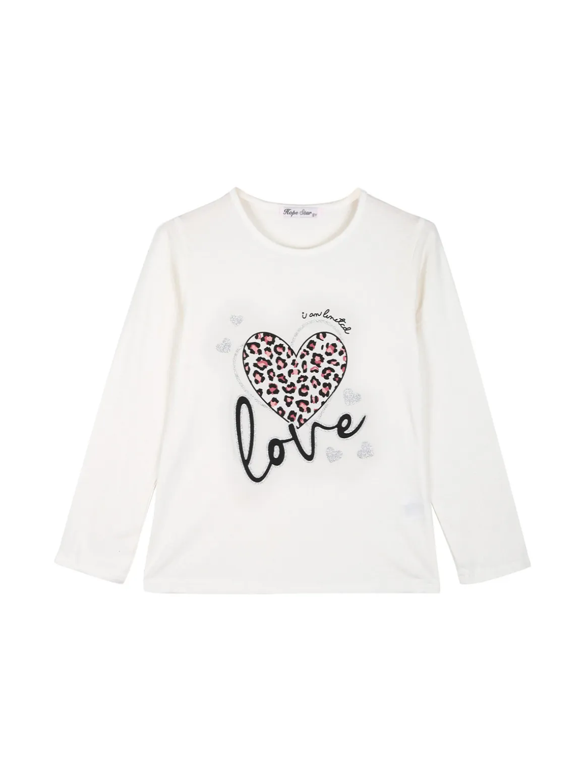 Hope Star Completo tuta da bambina maculata 3 pezzi con cappuccio e zip - rosa