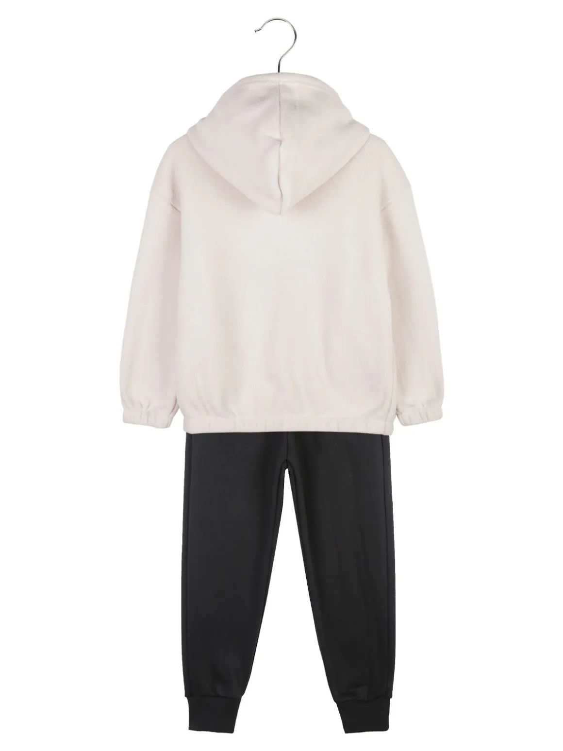 Hope Star Completo tuta da bambina 2 pezzi con felpa in pile con cappuccio e zip