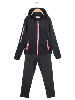 Hope Star Completo tuta sportiva 2 pezzi da bambina con cappuccio e zip