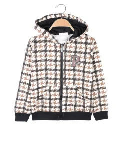 Hope Star Felpa da bambina con cappuccio e zip