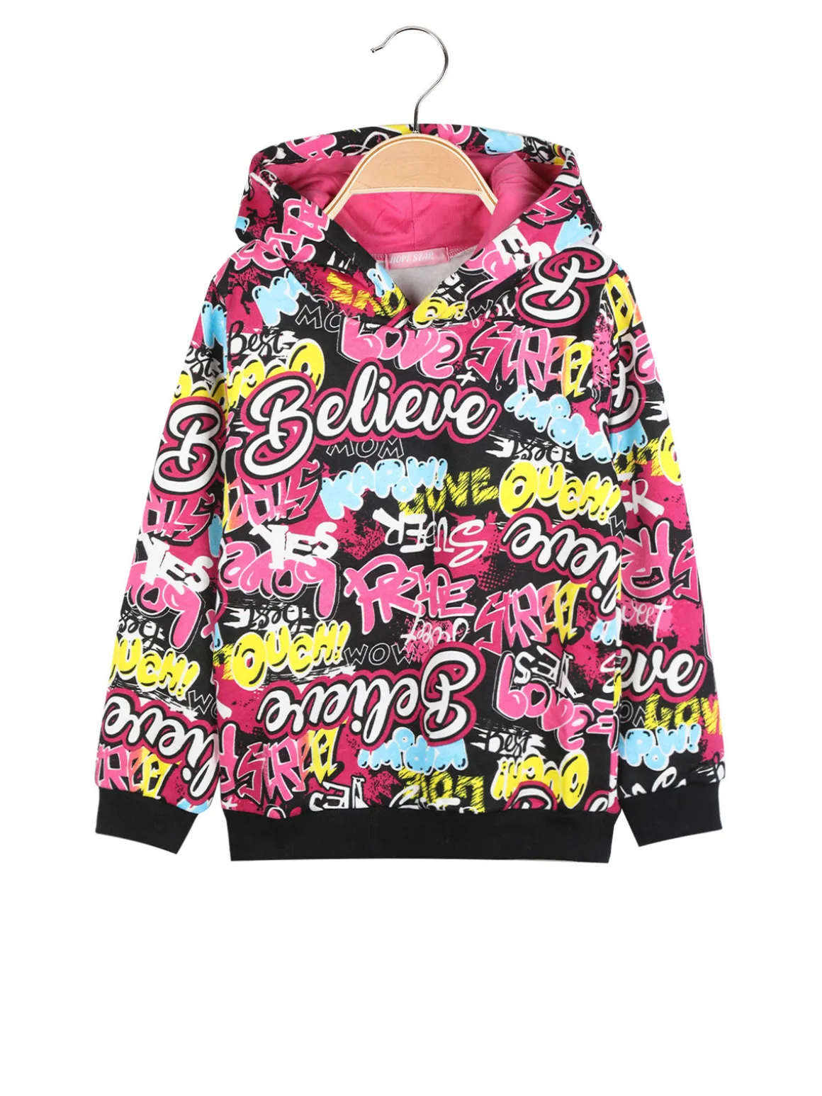 Hope Star Felpa da bambina con stampa scritte