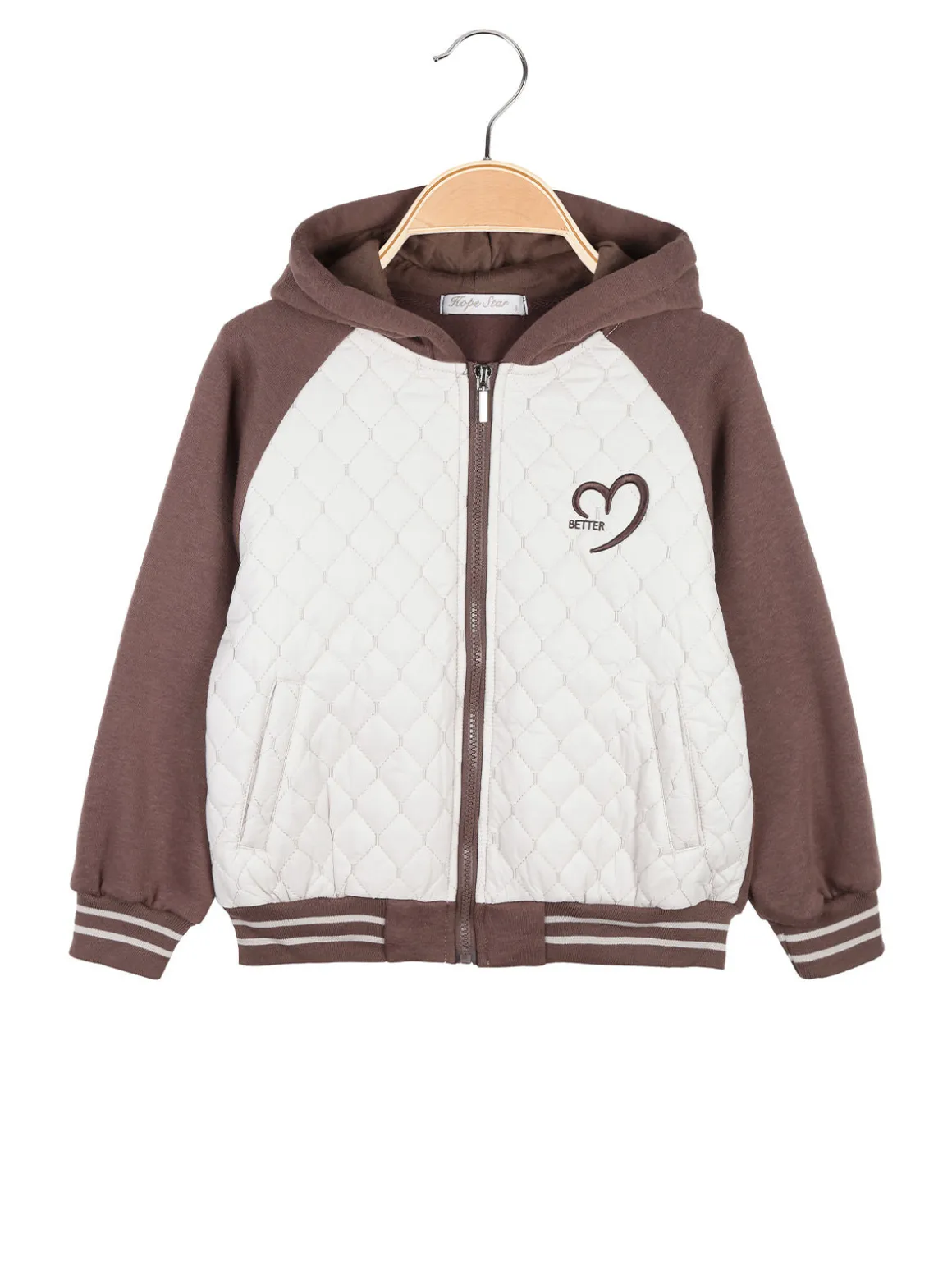 Hope Star Giacca da bambina in felpa con cappuccio